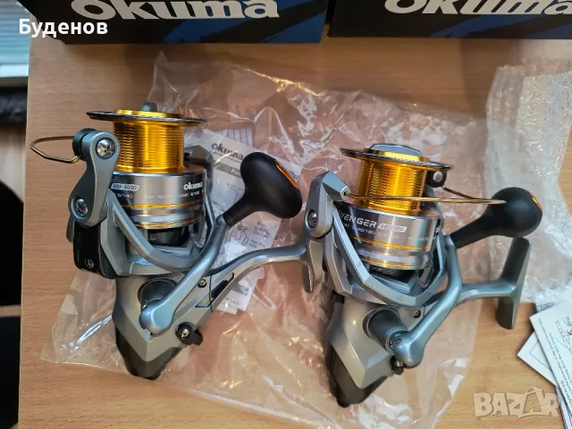 Макара с Двоен Аванс Okuma Avenger ABF 8000 Baitfeeder, снимка 8 - Макари - 48168473