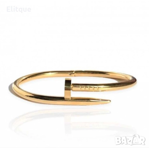 Атрактивна дамска гривна в авангарден дизайн пирон, снимка 3 - Гривни - 52895395