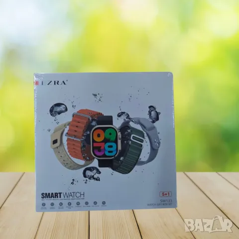 Стилен смарт часовник, Smart Watch Ezra, 5+1 SW133, снимка 1 - Смарт часовници - 49309744