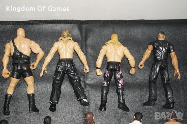 32 Кеч Фигури на Mattel и Jakks Pacific Stone Cold/The Rock/RVD/Big Show/Chris Jericho/Rusev/Lesnar, снимка 14 - Фигурки - 48772761