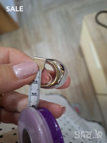 CALVIN KLEIN Масивен пръстен с елемент стъкло, снимка 11 - Пръстени - 39354552