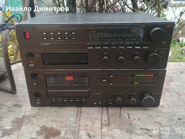 RFT  SK 3930  Stereo cassette deck RFT SR 3930 HIFI Tuner Amplifier