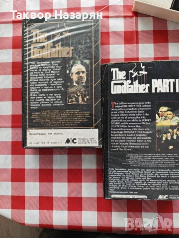 Видео касети VHS, Кръсникът, 1и2 , снимка 2 - Плейъри, домашно кино, прожектори - 53494118
