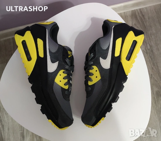 Нови Nike Air Max 90 Smoke Grey / Light Lemon Twist Номер 40 , снимка 2 - Маратонки - 53102759