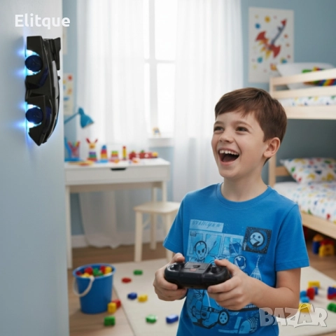 Антигравитационна каскадьорска кола – кара по стени, таван и под Stunt Car 360°, снимка 2 - Коли, камиони, мотори, писти - 52545486