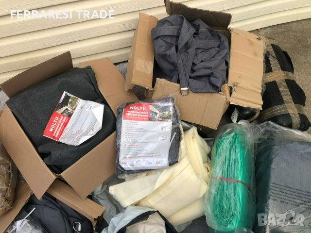 стока лот непромокаеми платнища и засенчващи мрежи 29 броя , снимка 3 - Огради и мрежи - 52535751