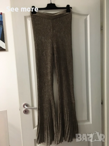 ARKET ефектен панталон тип русалка S, снимка 4 - Панталони - 52762431