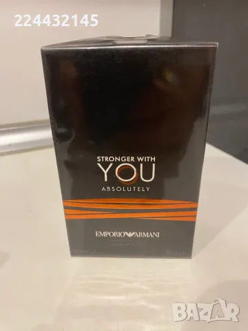 Armani Stronger With You Absolutely 100ml EDP Barcod , снимка 1 - Мъжки парфюми - 47033969