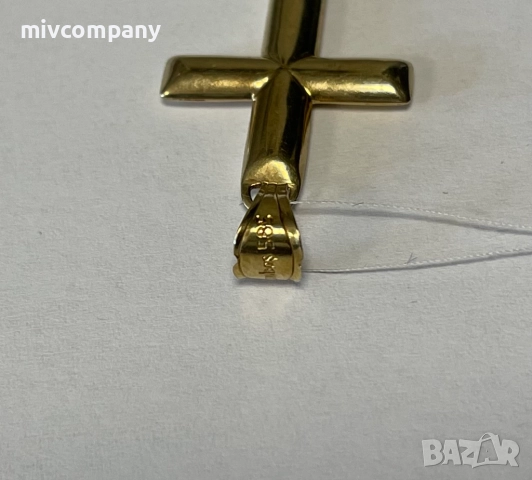 Златен кръст 1.92гр., снимка 3 - Колиета, медальони, синджири - 52614753