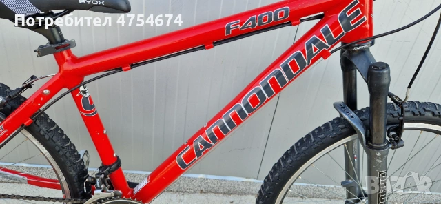 Алуминиев велосипед Canondale колело 26", снимка 6 - Велосипеди - 53785125