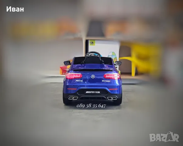 ТОП ЦЕНА!НОВО!Акумулаторен джип Mercedes GLC63 с меки гуми,12V батерия, снимка 6 - Детски велосипеди, триколки и коли - 39276907