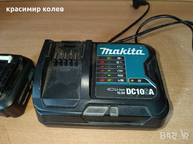 батерия и зарядно на "MAKITA"/10,8V/, снимка 2 - Други инструменти - 46204550