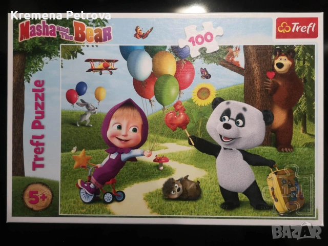 Пъзел Trefl от 100 части - Маша и приятели