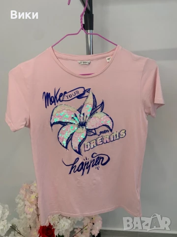 Тениска Guess размер 16г, но е подходяща за XS-S, снимка 7 - Тениски - 50738923