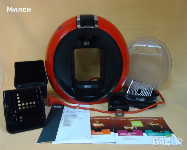 Кафемашина с гаранция 1 година NESCAFÉ® Delonghi Automat Dolce gusto Circolo.Red