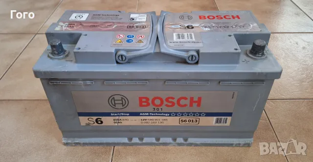 Продавам AGM акумулатор BOSCH, снимка 1 - Аксесоари и консумативи - 48977207