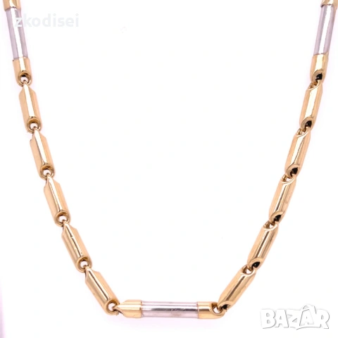 Златен синджир 15,84гр. 49,0см. 14кр. проба:585 модел:36776-5, снимка 2 - Колиета, медальони, синджири - 53256879