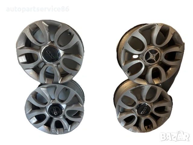 Алуминиева джанта 7x17 цола, ET41, оригинална (OEM), с номер 735585994 за Fiat 500L 1.3 M-Jet, 2013 