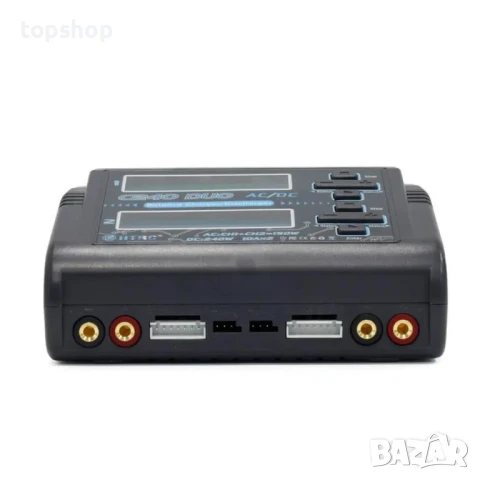 НОВО зарядно за LiPo и LiFe Lilon батерии HTRC C240 ​​DUO Balance Charger 150W двуканална RC батерия, снимка 3 - Оригинални зарядни - 50501439
