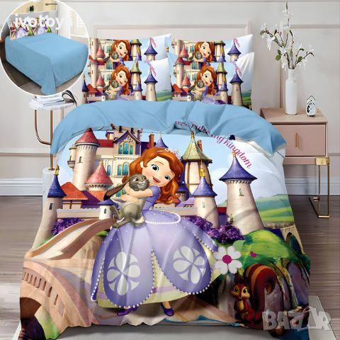 Детско спално бельо (реално изображение), 6 части - Модел WS16366