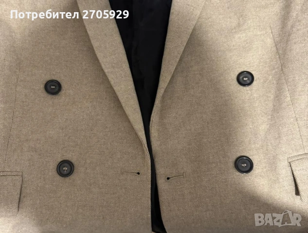 Вълнен блейзър / сако Zara, размер S/М, снимка 5 - Сака - 53696187