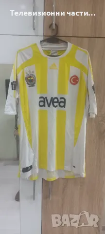 Оригинална футболна тениска фланелка Fenerbahce Фенербахче гостуващ екип от сезон 2007/2008