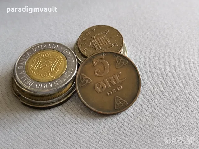 Монета - Норвегия - 5 оре | 1940г.