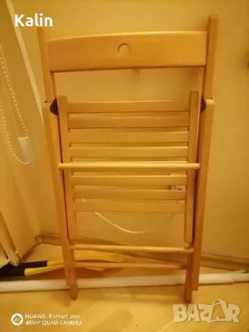 продава сгъваема маса и дървен стол , снимка 4 - Други стоки за дома - 50424364