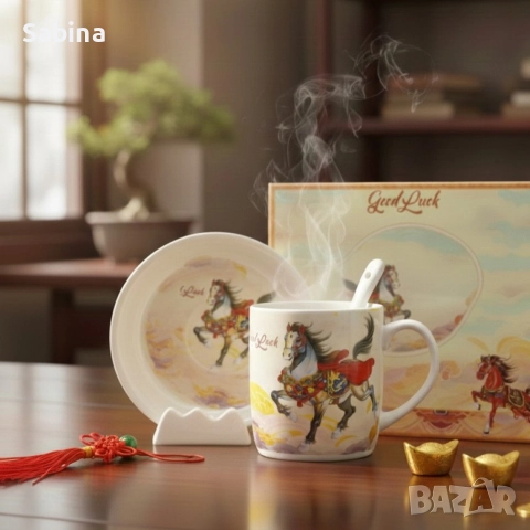 Коледни, подаръчни комплекти с чаши, различни цени , снимка 2 - Чаши - 52571198