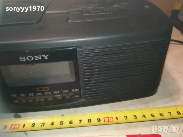 SONY ICF-CD810 CD RADIO-ВНОС SWISS 0911241921LNWCR, снимка 6 - Аудиосистеми - 47906031