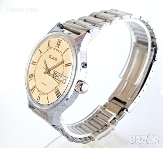 Slava Слава мъжки механичен часовник с ръчно навиване, снимка 4 - Мъжки - 46459084