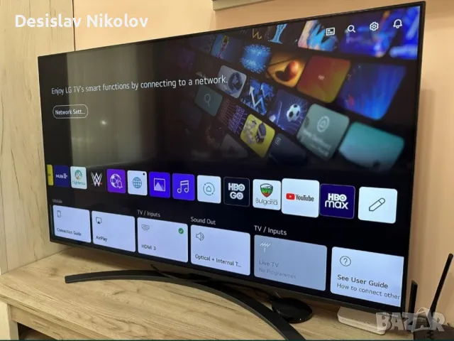 Телевизор LG 55NANO813NA, 55" (139 см), Smart, 4K Ultra HD, LED, снимка 5 - Телевизори - 47035735