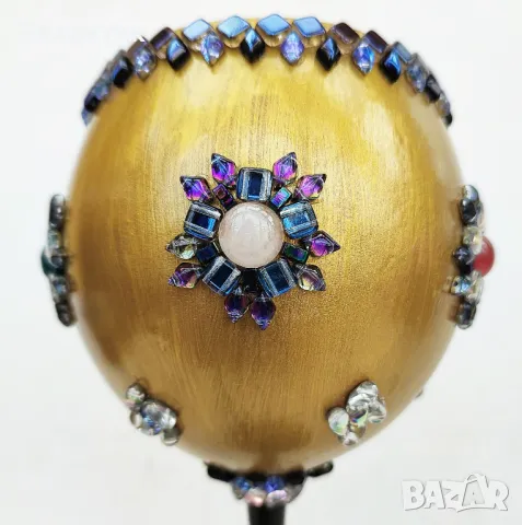 Свещник Свещен Граал — златен потир със скъпоценни камъни и чешки кристал, снимка 11 - Декорация за дома - 49695982