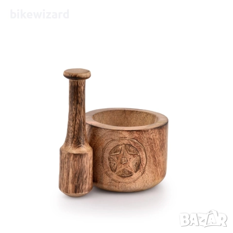 Kaizen Casa дървен хаван и пестик НОВО