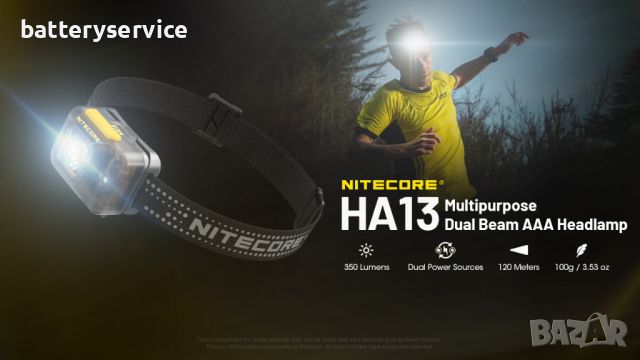 Nitecore HA13 челник, снимка 3 - Къмпинг осветление - 45404278