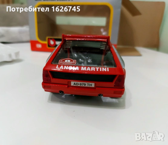Lancia Delta S4 1:24 Bburago, снимка 11 - Колекции - 54183525