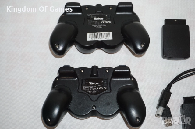 Два броя Оригинални Безжични Контролери Tevion MD 85175 за PC/PS2/XBOX Made In Germany, снимка 5 - Аксесоари - 51810272
