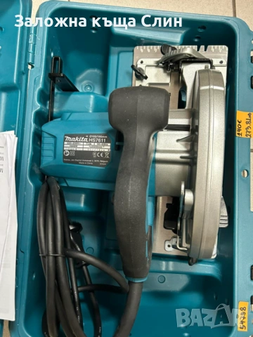 Ръчен циркуляр Makita HS7611 нов , снимка 4 - Други инструменти - 53583601