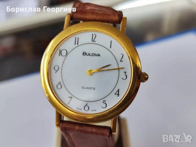 Кварцов часовник Bulova Quartz 13153, снимка 1 - Мъжки - 46346910