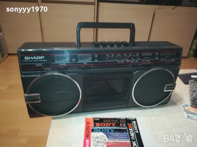 SHARP GF-3939 1708250832, снимка 3 - Радиокасетофони, транзистори - 51389449