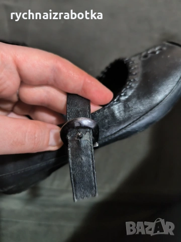 Детски черни официални обувки Естествена кожа размер 33, снимка 4 - Детски обувки - 54048989