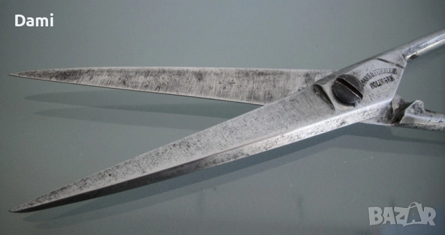 Ножица Mann Federlein Solingen Солинген, снимка 6 - Антикварни и старинни предмети - 52967927