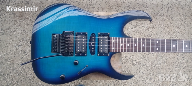 Ibanez RG 570 FM Transparent Blue., снимка 2 - Китари - 52928216