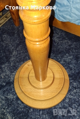 Масивна поставка за ваза,лампа,свещник, снимка 3 - Декорация за дома - 51655078