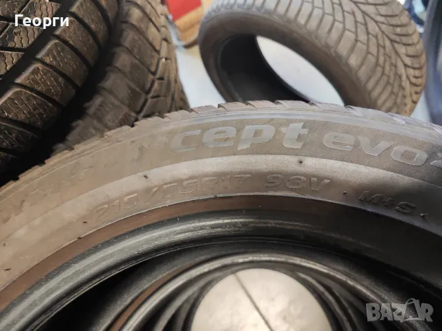 2бр.зимни гуми 215/55/17 Hankook, снимка 3 - Гуми и джанти - 48039893