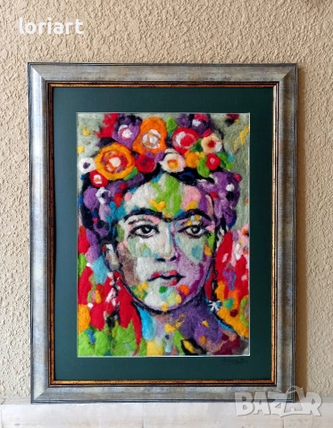 Фрида Кало/Поп Арт/плъст, снимка 2 - Картини - 46174995