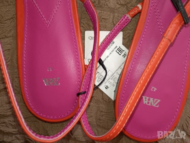 Zara Нови  с етикет сандали N 42,стелка 27,3 см. , снимка 6 - Сандали - 45113710