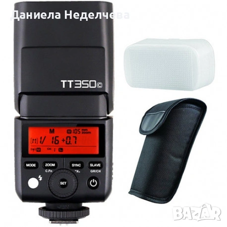 Компактна светкавица за Canon Godox TT350C Mirroless Digital Camera Flash, снимка 3 - Светкавици, студийно осветление - 53161296