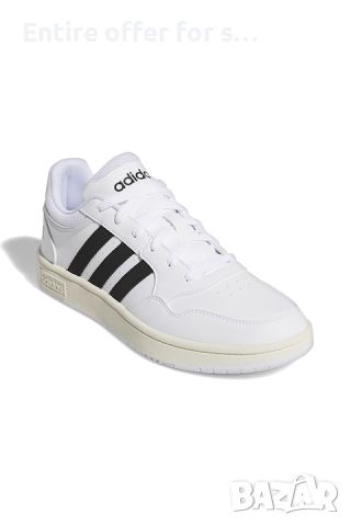 Adidas Sportswear - Спортни обувки Hoops 3.0 от еко кожа, Мръснобял, снимка 1 - Маратонки - 46114559
