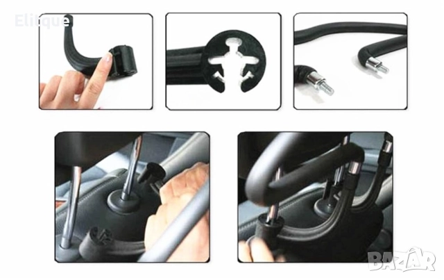 Закачалка за дрехи за приложение върху автомобилна седалка - Coat Hanger TV26, снимка 11 - Други стоки за дома - 52895064